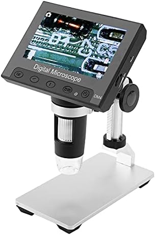 Aoutecen Цифров Лупа, Електронен микроскоп DM4 с USB-кабел за Промишлена проверка на печатни платки за експеримента