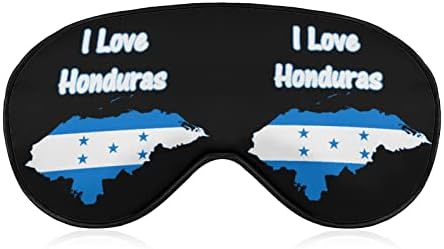 Карта на Хартата на Хондурас Маска За Сън С Мека Превръзка На Очите Портативна Маска за Очи с Регулируема Каишка за Мъже