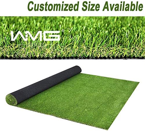 Висококачествена изкуствена трева WMG GRASS, Лесно Моющийся Дренажен мат, Изкуствена трева 9 x 16 см за Кучета, Реалистичен