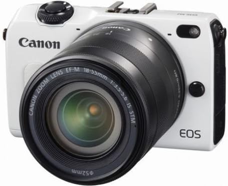 Цифров фотоапарат Canon EOS M2 Mark II с разделителна способност от 18,0 Mp и обектив 18-55 mm F/ 3,5-5,6