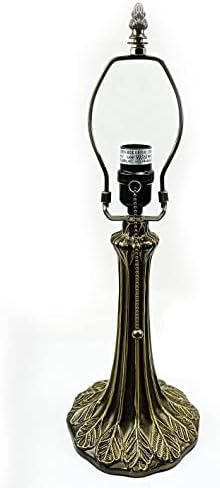 Титуляр лампи Тифани, на Основата на лампа, Античен Месинг, Рафтинг, 1 Гнездо лампи за Светкавици, Тел Кнопочного прекъсвач,