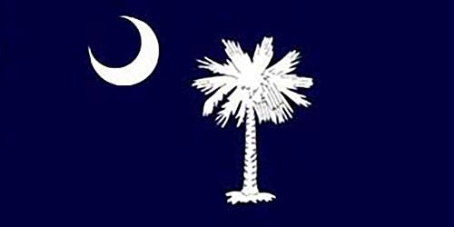 Плажна Кърпа Island Gear South Carolina 30x60 от Futon Велур, Флаг на Южна Каролина, Размер one Size