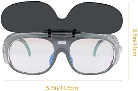 Angoily 2 бр. Заваръчни Очила Сгъваеми Маска на Заварчик Антибликовые Заваръчни Очила Заваряване Каска, Защитни Очила за