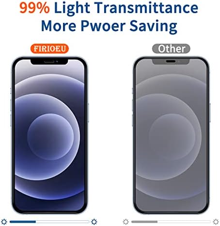 Защитно фолио Firioeu HD за iPhone 12 mini със защита на обектива на фотоапарата (2 + 1 пакетиране), Закалено стъкло с