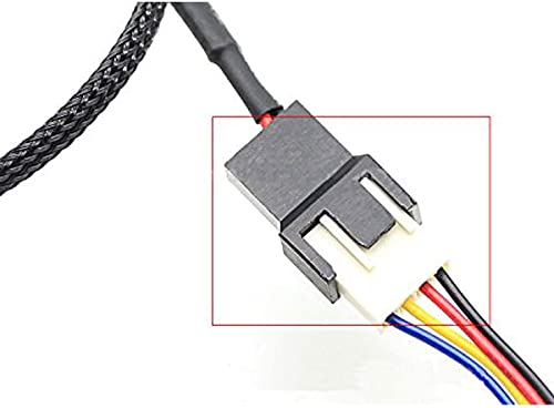Modtek (4-Пинов кабел за Свързване Molex към 2 x 4-номера за контакт конектора на вентилатора