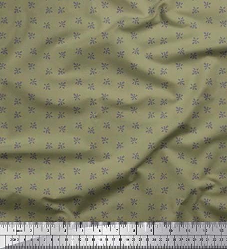 Памучен трикотажная плат Soimoi оставя на ризата крафтовую плат с принтом ширина 58 см