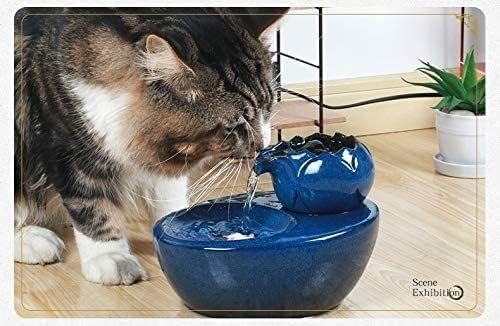 LumeCube Cat Water Fountain, Керамични чешма за Питейна вода за Кучета и котки - Автоматичен Безшумен вода