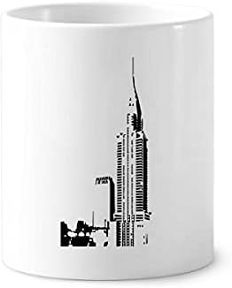 Ню Йорк, САЩ, в Сграда в стил Арт-Деко, Подарък Мода, Държач За Четка за зъби, Чиния за Чаши Cerac, Чаша За Моливи