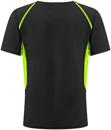 Спортни тениски За момчета Hansber Kids, бързо съхнещи Тениски За тренировки Във фитнеса, Ежедневни Ризи С Къс Ръкав