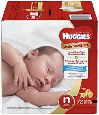 Бебешки Пелени Huggies Little Snugglers, Размер За Новородено, брой 72