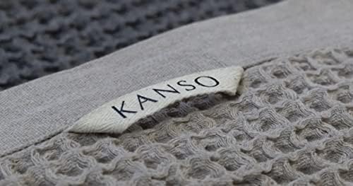 Кърпа за почистване на лице Kanso - Добре Впитывающая салфетка с мека клетъчна структура - Преносими Екологично Чисти Гофрети