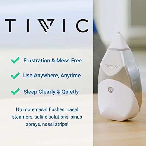 Tivic ClearUP - Облекчаване на болката в синусите на носа, запушване и облекчаването на обикновена настинка