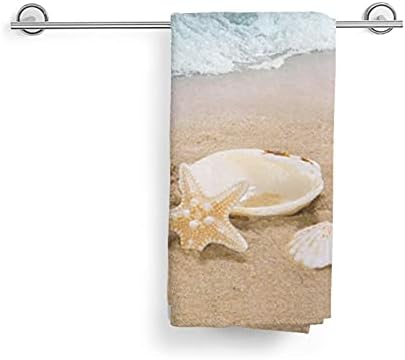 MSGUIDE Тропическо Лятно Плажно Голяма Кърпа за ръце във формата на Миди, Кърпи за баня, Ултра Мек, Добре Впитывающее