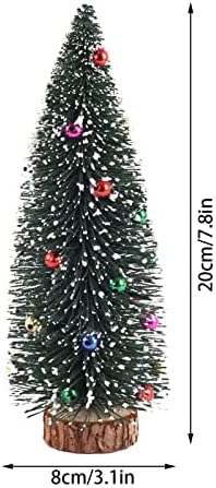Коледно Дърво Мини Коледно Дърво с Дърво САМ Занаяти Домашен Настолен Декор SGCABIC6xbAdjT