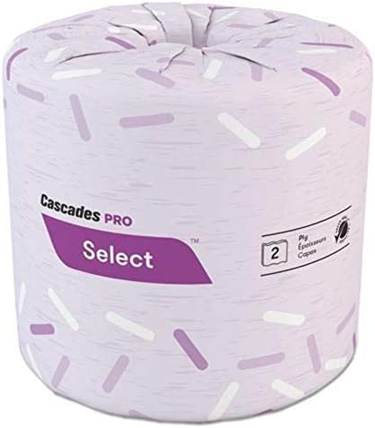 Кърпа за баня Cascades Pro B201 Изберете Стандартна, 2 слоя, 4 5/16 X 3 1/4, 550 / ролка, 80 ролки / Кутия