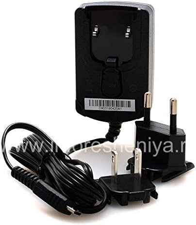Зарядно устройство BlackBerry OEM Micro USB за Пътуване с Международни Адаптери, EU/UK/US