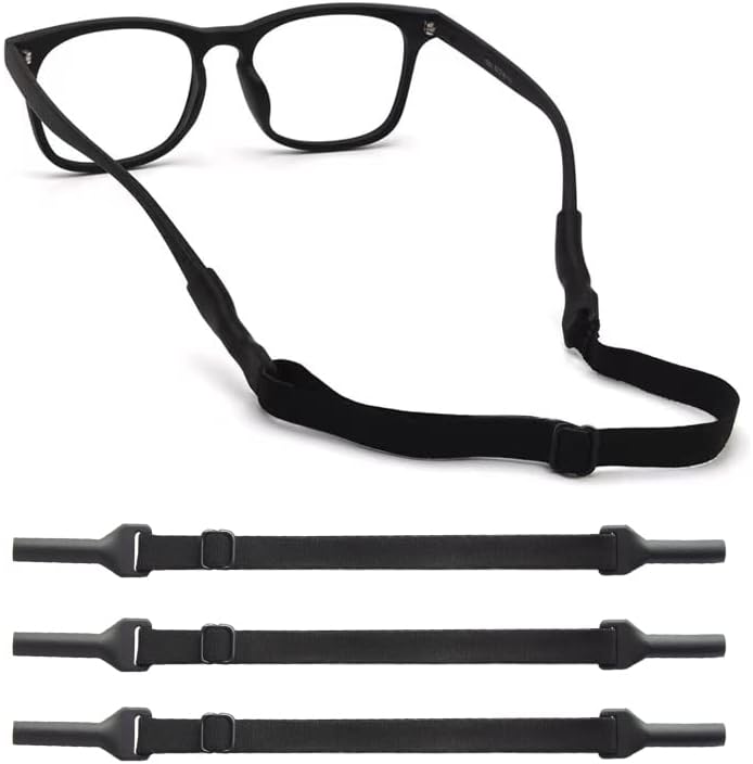 6 Опаковки Регулируеми презрамки за очила, Държач за очила, Ремък за очила за ДЕЦА, ЖЕНИ, МЪЖЕ, Държачи за чаши