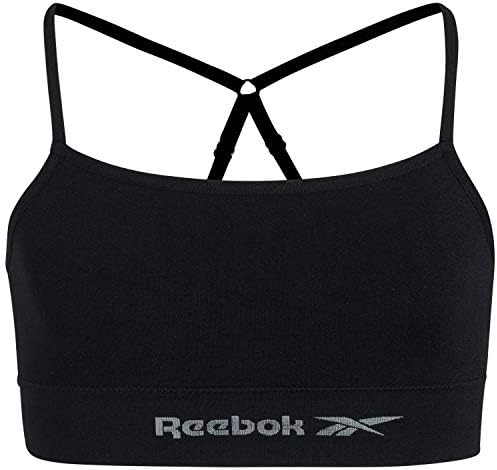 Сутиен Reebok за момичета - Безшевни удължен сутиен без банели със сменяеми накладки (4 опаковки)
