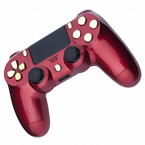 ModFreakz® Колекция от цветове на корпуса и копчета - пурпурно-червено злато за контролер PS4 Генерал 1,2 V1