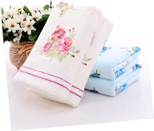 Angoily Комплект за баня и Спа Декоративни Кърпи За Ръце Абсорбиращи Кърпи, Кърпи За миене на Бели Класически Луксозни