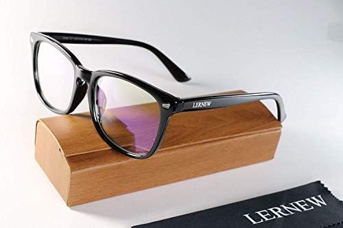 LERNEW Очила за четене със синя светлина за жените и Мъжете, четящи устройства с Антирефлексно UV филтър за намаляване