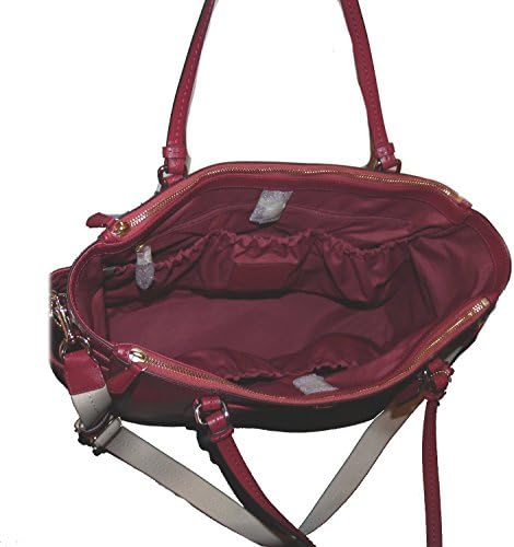 Многофункционална чанта за бебешки пелени Coach Peyton Berry от естествена кожа F32461