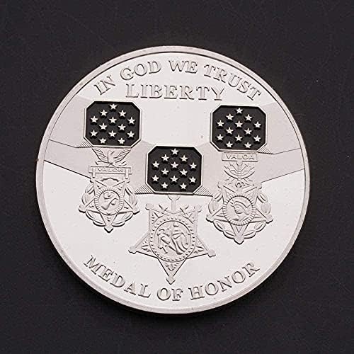 Медал на честта на Дамата на Свободата на Съединените Щати, сребърно покритие Монета, Възпоменателна Монета, Подарък,