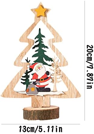 Коледна украса на масата Коледа | Коледна украса, Дядо Коледа, за да кабинет Декорация на Коледната трапеза Дървена