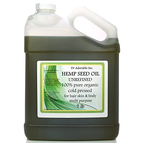 7 ПАУНДА на Висококачествено масло от семена на канабис Чисто Органично студено пресовано от Dr.Сладък