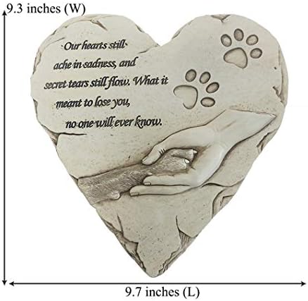 Паметни Камъни за кучета Aveena във формата на Сърце, Персонални Сувенири Камъни за кучета или Котки, Симпатична Загуба на домашни