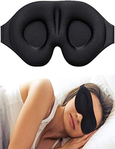 3D Триизмерна Маска За очи Sleep Memory Foam Черна Затеняющая Дишаща Маска За Очи Защитава Черна Маска За Очи