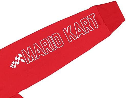 Детска тениска на Супер Марио Boys 'Mario Kart с дълъг ръкав За момчета