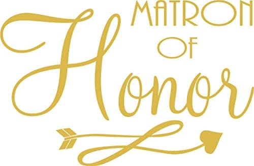 Почетен Матрона - Ютия, за пренасяне на топлината на моминско парти на Трафаретах за Сватба (Златен)