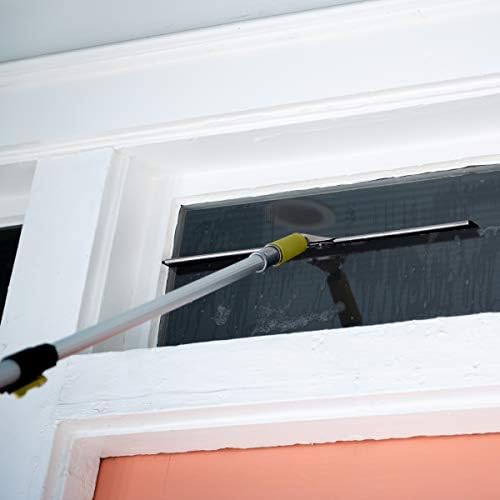 Стъргало за прозорци DocaPole 20Pro със Сменяем нож | Професионален инструмент за поддържане на чистотата на прозорци