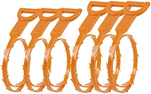 HimaPro 6 Опаковки Змия Дренажен Инструмент За премахване на засоров в мръсната Коса Инструмент за почистване на източване (3 неща 19,6 инча + 3 парчета 23,6 инча)