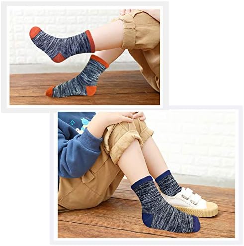 JAMEGIO / Модни Памучни Чорапи за малки момчета и момичета, Меки Чорапи за екипажа, от 2 до 14 години, за момчета и момичета