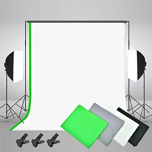 LUKEO 2*3 m, Система за Подпомагане на Фона на фотографско студио, Софтбокс Чадър Комплект Непрекъснато Осветление