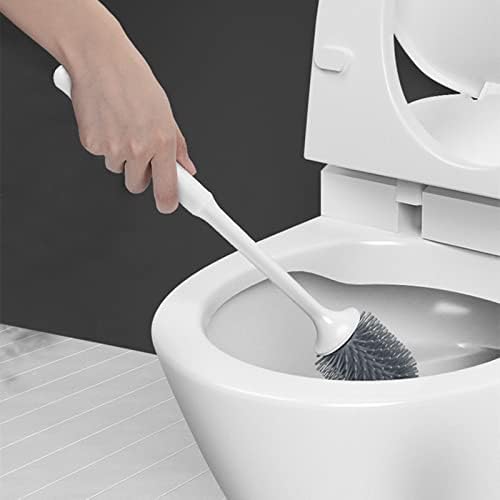 4u7S34 Набор от Тоалетни Четки и Притежателите Със Силиконова Четка Набор от Четки За Почистване на Чашата за Баня