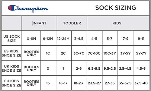 Чорапи Champion unisex-child за деца в опаковка от 6 броя