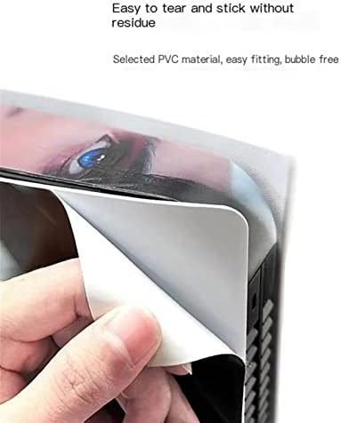 Стикер върху кожата FXCON Конзола масичка за PS 5 Disc Edition 2 Пликове за контролер Vinyl Корица Версия на