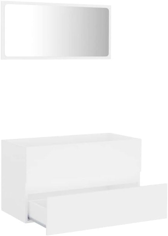 SAWQF 35,4 X 15,2 X 17,7 Шкаф за баня, комплект за баня, Шкаф с чекмеджета Черно-бели мебели за баня (Цвят: D)