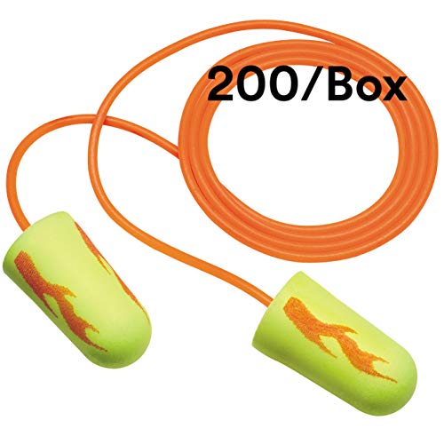 Тапи за уши 3 M, 200 бр /кутия, E-A-Rsoft Neon Yellow Blasts 311-1252, Опънат, за Еднократна употреба, Полистирен,