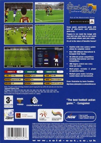 Распроданное софтуер SENSIBLESOC2006 Sensible Soccer 2006