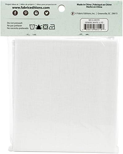 Fabric Editions от крафтовой тъкан, от 18 до 42 инча, бял