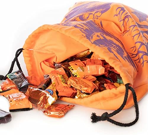 Чанти за шоколадови Бонбони на Хелоуин | Моющаяся Холщовая чанта-Тоут | Чанта на съвсем малък за шоколадови Бонбони