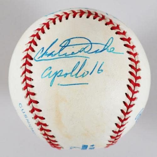Бейзболни топки с автографи на астронавти Moonwalkers (3) Бийн, Дюк, Мичъл – COA PSA / ДНК - Бейзболни топки с автографи