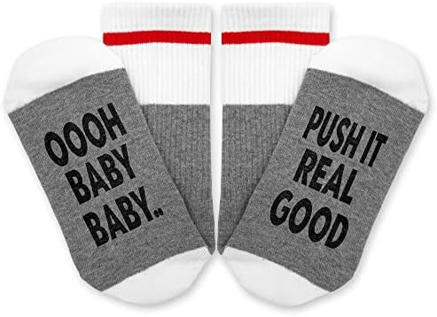 Оооо, скъпа, Скъпа Чорапи.. Push it Real Good,Чорапи подарък за майка, Подарък за бременни, Подарък за нова
