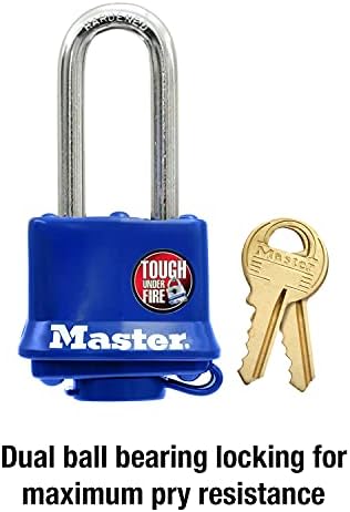 Заключване-Барабанен Master Lock 312DLH с Ламиниран Стоманени Штифтом, Синьо