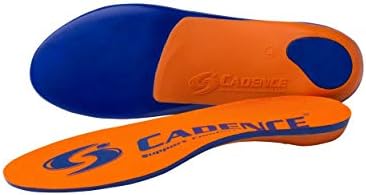 Стелки Cadence Ортопедични стелки за обувки ((E) Мъжки 8-9 ЖЕНСКИ 9-10, оранжево)