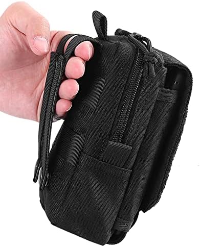 KEAUP Тактическа чанта Molle EDC с Карабинка, държач за телефон, Поясная чанта за смартфон, Джоб за инструменти,